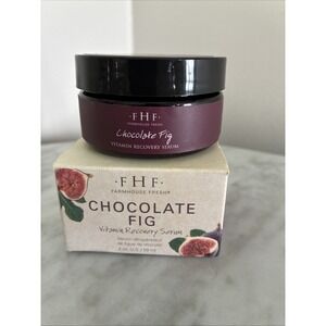 F•H•F FarmHouse Fresh® Chocolate Fig Serum LARGE 2 oz . New In Box